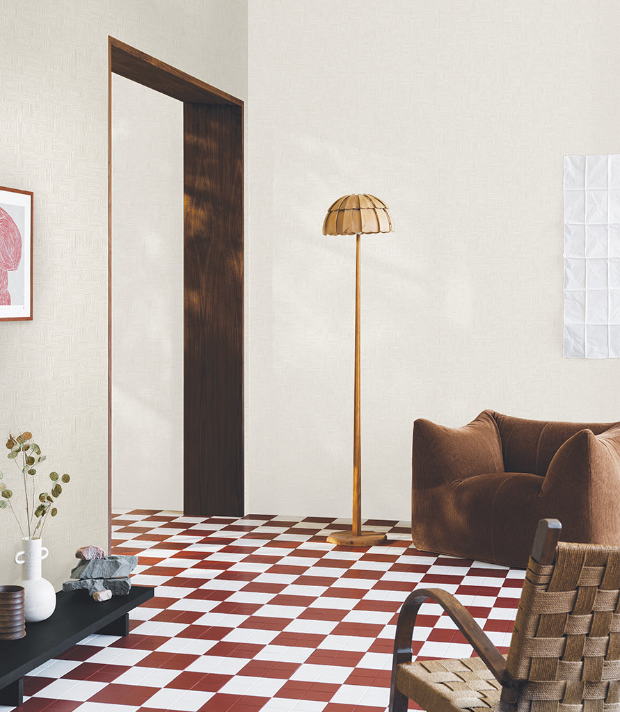 Tudor-Beige-Wallpaper-Bedroom 