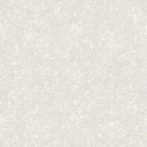Abstract white textured floral pattern wallpaper for living room.