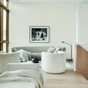 Luxury beige textured wallpaper for modern living room or office.