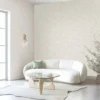 Luxury abstract textured grey wallpaper for modern bedroom.