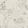 Abstract beige pattern wallpaper with traditional nautical theme.