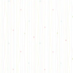 Colorful kids nursery wallpaper with abstract pattern.