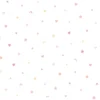 Kids abstract pattern wallpaper with hearts and stars.