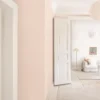 Luxury pink textured wallpaper for modern bedroom and office walls.
