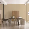 Modern beige textured wallpaper for office or bedroom.