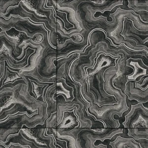 Abstract grey marble stone pattern wallpaper for living room.