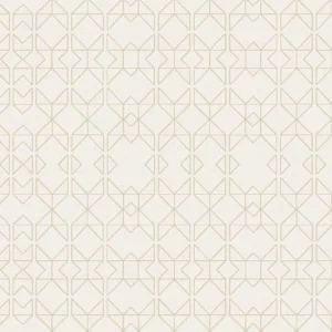 Modern beige geometric pattern wallpaper for luxury living room.