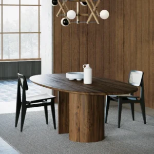Modern, luxury textured wood wallpaper for office walls.