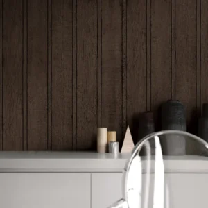 Luxury modern textured wood office wallpaper
