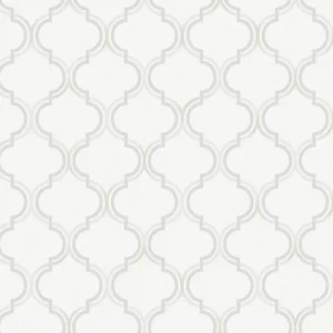 Luxury traditional beige pattern wallpaper for bedroom, living room, office.