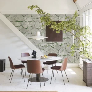 Modern grey stone nature pattern wallpaper.