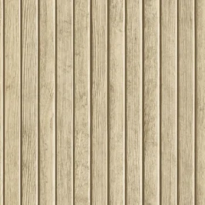 Beige textured wood pattern wallpaper for office walls.