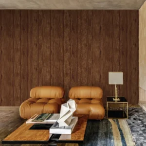 Modern nature wood textured wallpaper for office.