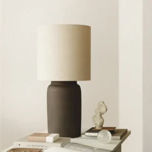 Elba #2 modern beige textured wallpaper for bedroom, living room, office.