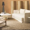 Modern beige textured wallpaper for office or bedroom.